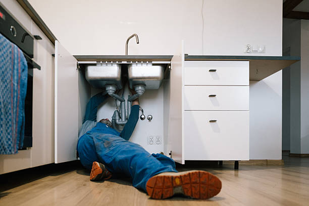 Professional Drain Cleaning technician working in Burtonsville, MD